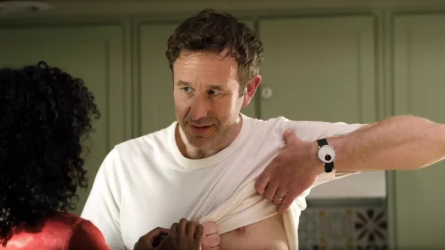 Withings Hybrid Smartwatch worn by Dusty (Chris O'Dowd) as seen in The Big Door Prize (S01E04)