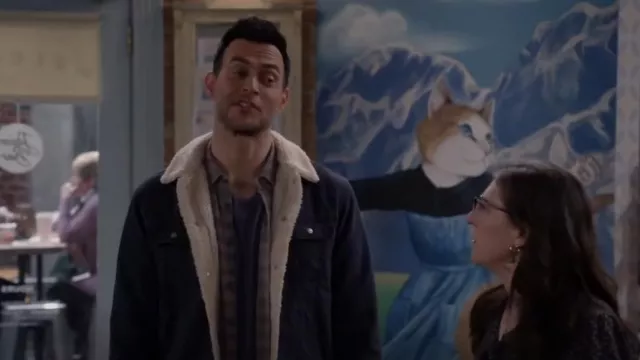 Faherty Timberline Jacket worn by Max (Cheyenne Jackson) as seen in Call Me Kat (S03E20)