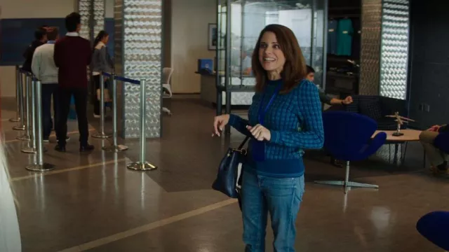 Tory Burch Walda Sweater worn by Carol as seen in The Flight Attendant (S02E05)