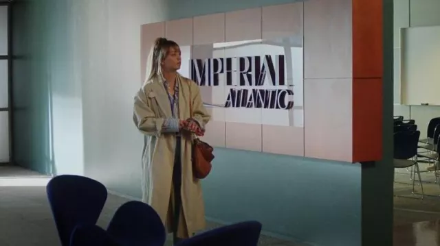 Etoile Isabel Marant Peter Trench worn by Cassie Bowden (Kaley Cuoco) as seen in The Flight Attendant (S02E05)