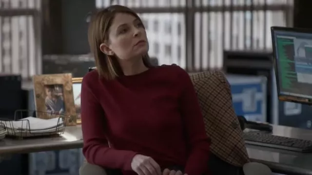 L'Agence Erica Sweater worn by Taylor Rentzel (MacKenzie Meehan) as seen in Bull (S06E16)