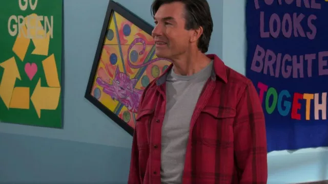 Chemise de couverture extérieure portée par Jerry O’Connell dans The Neighborhood (S05E17)