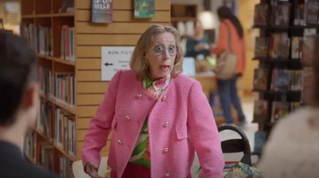 Mango Treze Light Jack­er worn by Unhoused Wendy Brown (Robin Duke) as seen in Shelved (S01E06)