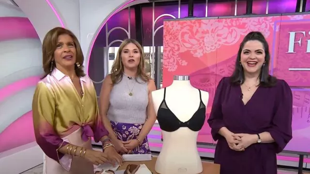 Zara Tie Dye Print Shirt worn by Hoda Kotb as seen in Today with Hoda & Jenna on April 12, 2023