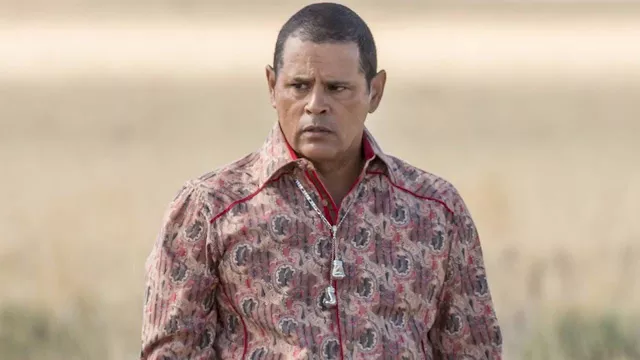 Mexican Red Paisley Shirt worn by Tuco (Raymond Cruz) in Better Call Saul TV series (S01E02)