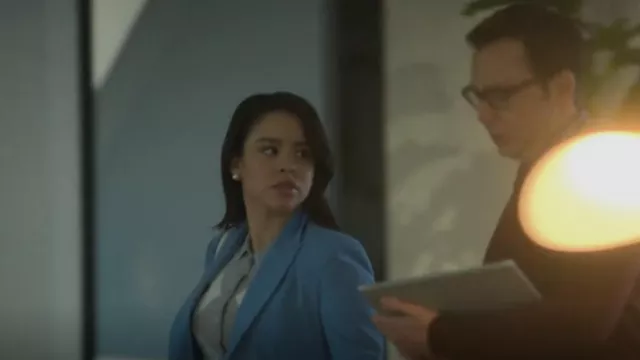 Urban Revivo Button Front Top porté par Mariana Adams Foster (Cierra Ramirez) comme on le voit dans Good Trouble (S05E05)