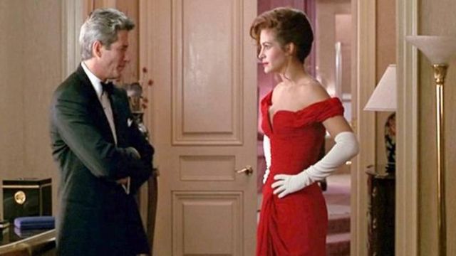 pretty woman red gown