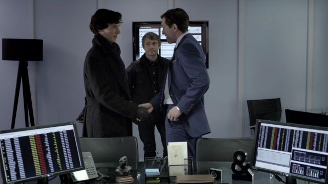 The Breitling watch of Seb Wilkes in Sherlock