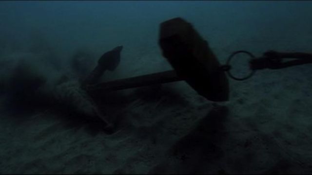 The authentic anchor of "The Interceptor" in Pirates of the Caribbean I - The curse of the Black Pearl