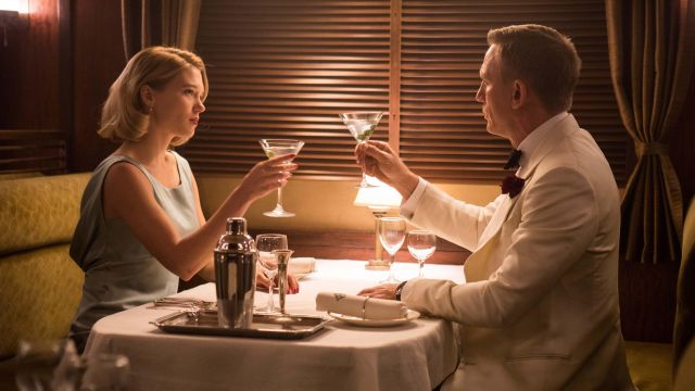 The Martini Shaker de James Bond (Daniel Craig) y Madeleine Swann (Léa Seydoux) en Spectre