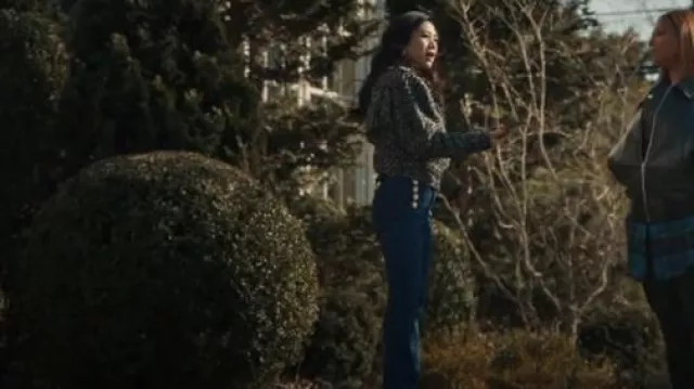 Derek Lam Robertson Flare Jeans worn by Melody 'Mel' Bayani (Liza Lapira) as seen in The Equalizer (S03E14)