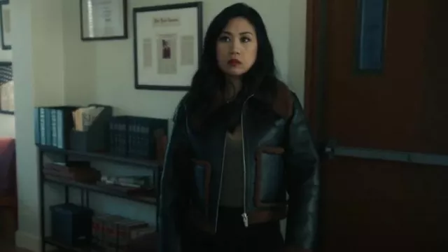 A.L.C. Archer Jacket worn by Melody 'Mel' Bayani (Liza Lapira) as seen in The Equalizer (S03E14)