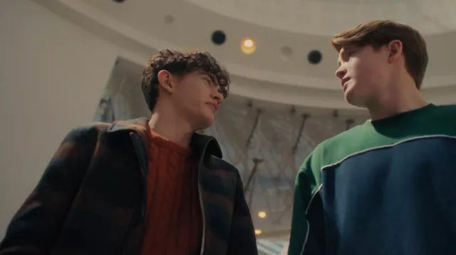Jack Wills Finegan Check Jacket worn by Charlie Spring (Joe Locke) as seen in Heartstopper (S01E07)