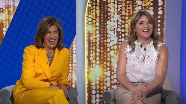 Tanya Taylor Bryna Skirt worn by Jenna Bush Hager as seen in Today  with Hoda & Jenna on April 18, 2023