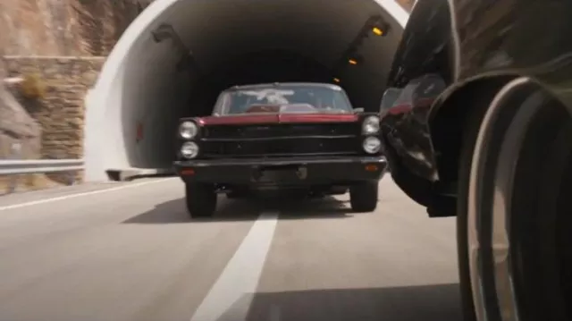1966 Ford Fairlane driven by Dante (Jason Momoa) in Fast X movie