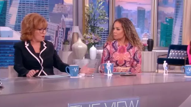 Argent Piped Blazer worn by Joy Behar as seen in The View on April 19, 2023