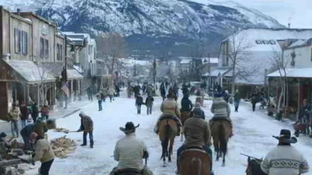 Jackson dans le Wyoming aux États-Unis dans le rôle de Canmore vu dans la série télévisée The Last of Us (S01E06)