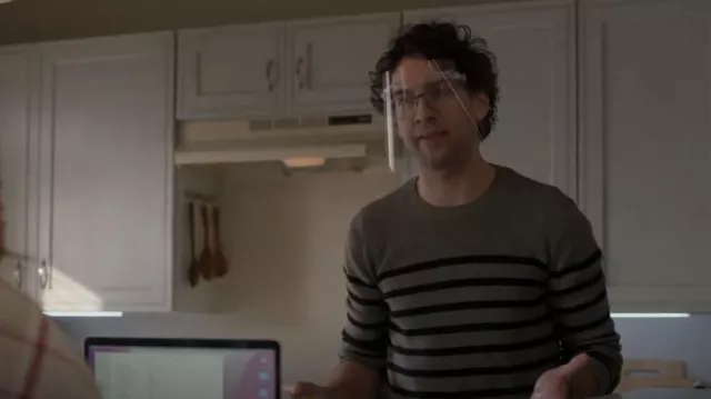 A.P.C. Travis Sweater worn by Edward (Rick Glassman) as seen in Not Dead Yet (S01E10)