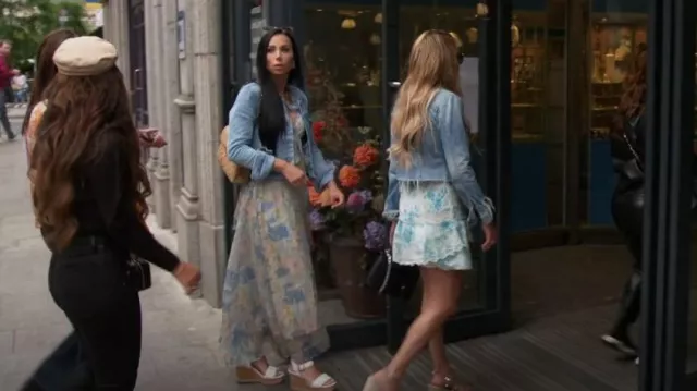 Fashion Nova Florals Always Maxi Dress worn by Rachel Fuda as seen in The Real Housewives of New Jersey (S13E11)