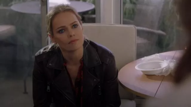 Iro Ashville Jacket worn by Isabel Bradford (Mircea Monroe) as seen in The Rookie (S05E20)