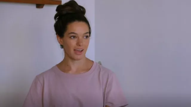 Aritzia Lyra T Shirt worn by Ally Lewber as seen in Vanderpump Rules (S10E11)