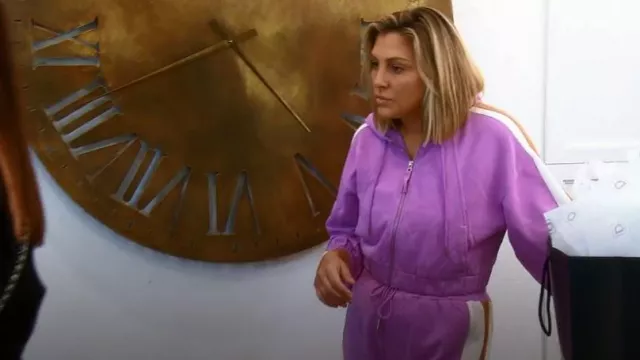 L*Space Big League Colorblock Crop Jacket worn by Gina Kirschenheiter as seen in The Real Housewives of Orange County (S16E11)