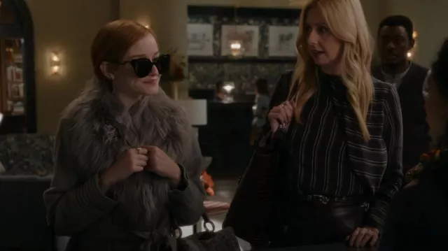 Fendi Style 0137/S worn by Anna Delvey (Julia Garner) as seen in Inventing Anna (S01E05)