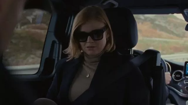 Thierry Lasry Uni­corny Sun­glass worn by Shiv Roy (Sarah Snook) as seen in Succession (S04E05)