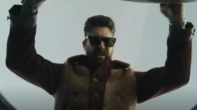 Ralph Lauren Plaid & Shearling Jacket porté par Harry Keshegian (Adam Goldberg) comme on le voit dans The Equalizer (S03E15)