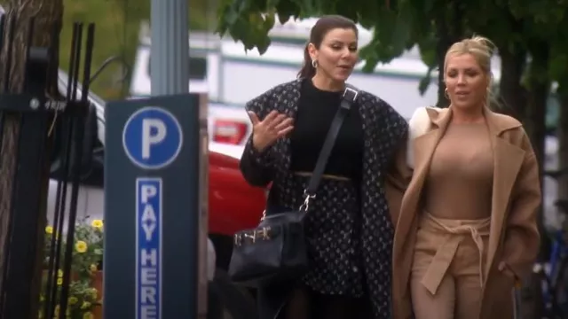 Louis Vuitton Hooded Wrap Coat worn by Heather Dubrow as seen in The Real  Housewives of Orange County (S16E17)