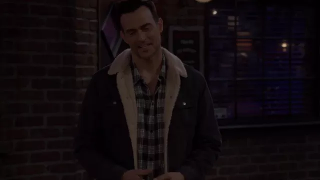 Faherty Timberline Jacket worn by Max (Cheyenne Jackson) as seen in Call Me Kat (S03E21)