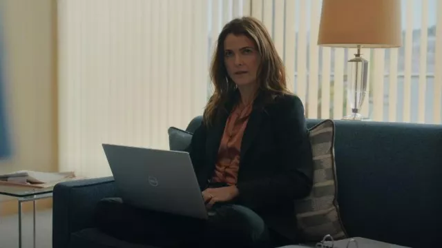 Theory Carissa Blazer worn by Ambassador Kate Wyler (Keri Russell) as seen in The Diplomat (S01E08)