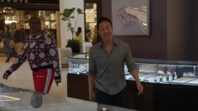 Logo Casablanca Intarsia-Knit Pull porté par Henrietta 'Hen' Wilson (Aisha Hinds) vu dans 9-1-1 (S06E16)