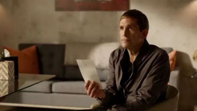 Allsaints Bas­sett Bomber Jack­et worn by Josh Folsom (Matt Lauria) as seen in CSI: Vegas (S02E19)