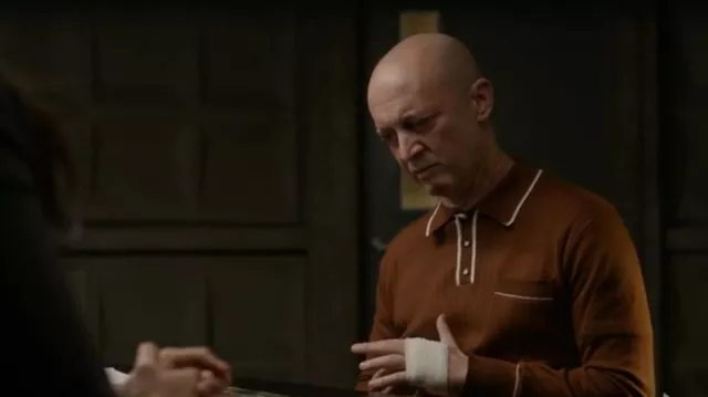 Pj Paul Jones Po­lo Rib Sweater worn by David Hodges (Wallace Langham) as seen in CSI: Vegas (S02E19)