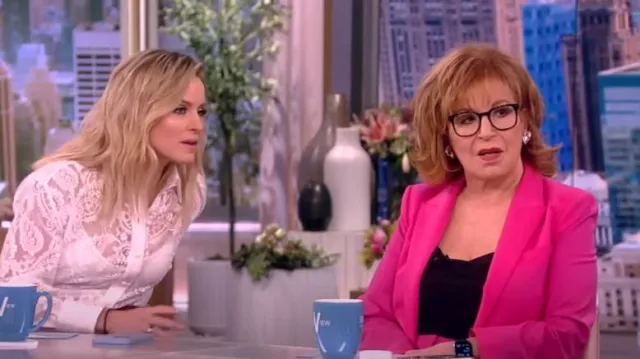 Theory Etiennette Wool Blazer worn by Joy Behar as seen in The View on May 4, 2023