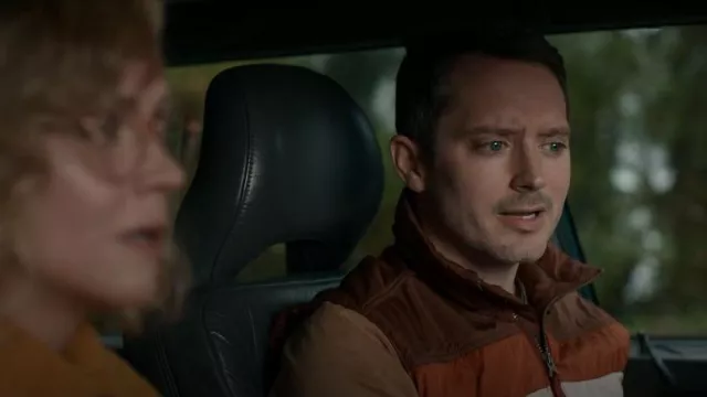 L.L.Bean Mountain Classic Puffer Vest Color-Block worn by Walter (Elijah Wood) as seen in Yellowjackets (S02E05)