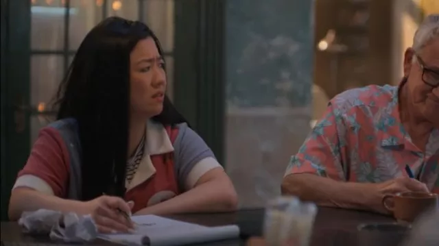 Chemise Tombolo Whale Moon Rising Cabana portée par Alice Kwan (Sherry Cola) vue dans Good Trouble (S05E08)