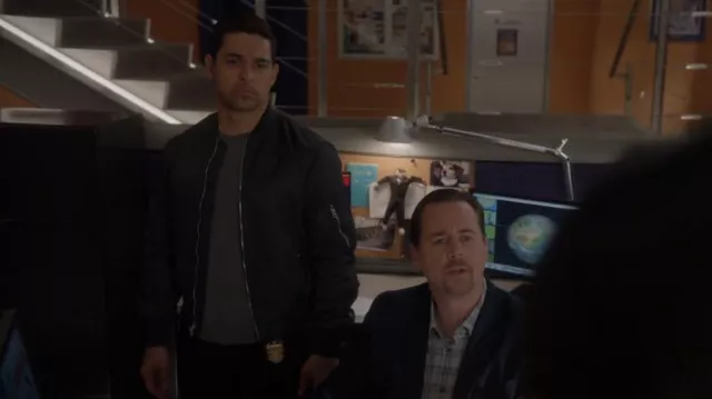 All Saints Brace Crew Brushed Cotton T Shirt worn by Nick Torres (Wilmer Valderrama) as seen in NCIS (S20E20)