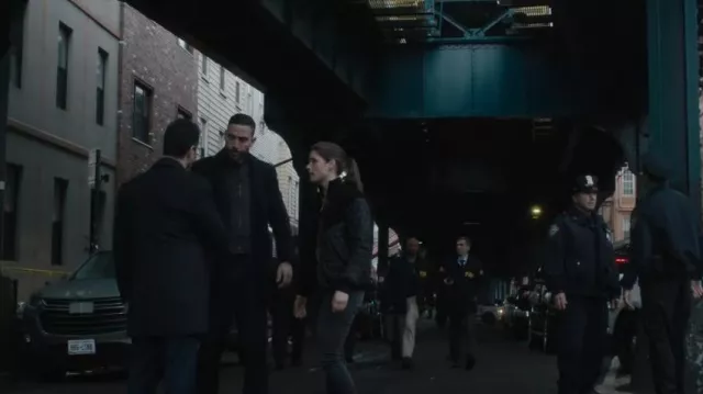 Alala Sherpa Bomber worn by Special Agent Maggie Bell (Missy Peregrym) as seen in FBI (S05E21)