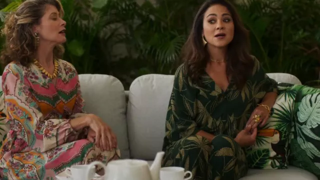 Mango Claudie Pants worn by Jenna Glazer-Beck (Camille Guaty) as seen in Fantasy Island (S02E13)