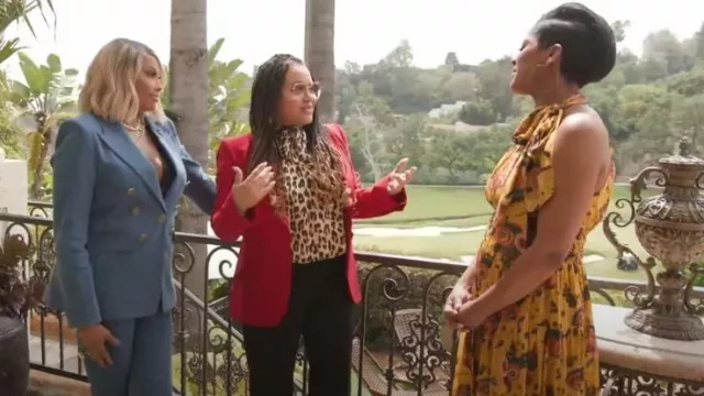 Alexander McQueen Classic Single-Breasted Suiting Blazer worn by Cheryl James as seen in Tamron Hall Show on May 9, 2023