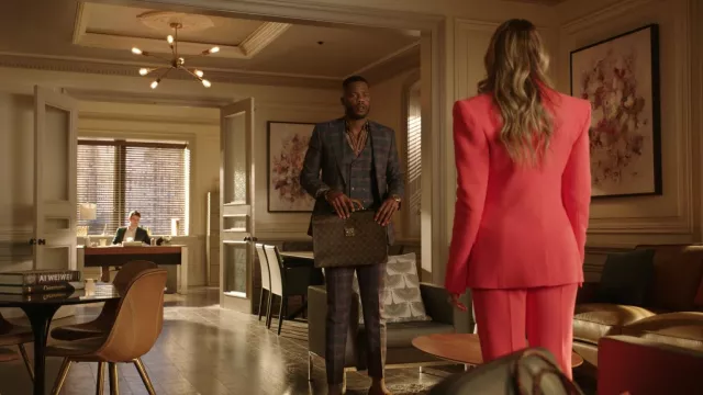 Louis Vuitton Briefcase worn by Jeff Colby (Sam Adegoke) as seen in Dynasty TV series (S05E09)