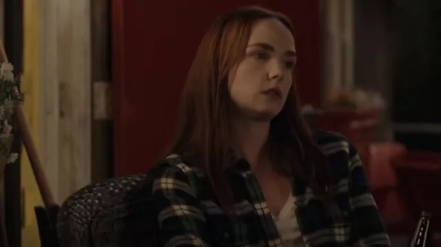 Aerie Basic V Neck T Shirt worn by Maggie Sullivan (Morgan Kohan) as seen in Sullivan's Crossing (S01E09)