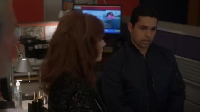 Kenzo MA 1 Jacket Black worn by Nick Torres (Wilmer Valderrama) as seen in NCIS (S20E21)