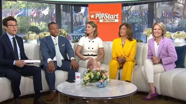 Veronica Beard Aaliyah Dickey Jacket worn by Dylan Dreyer as seen in Today on May 15, 2023