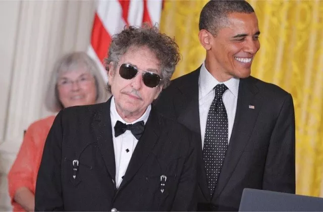 American Optical sunglasses worn by Bob Dylan during the presentation ...