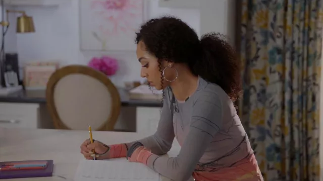 Danbi Sunset Long Sleeve III worn by Patience (Chelsea Tavares) as seen in All American (S05E20)