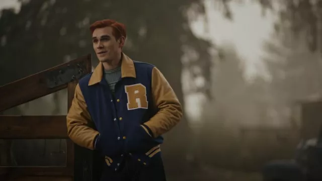 Varsity Bomber Jacket worn by Archie Andrews (KJ Apa) as seen in Riverdale (S07E08)