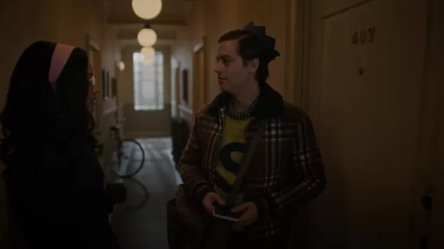 Zara Plaid Bomber Jacket worn by Jughead Jones (Cole Sprouse) as seen in Riverdale (S07E08)